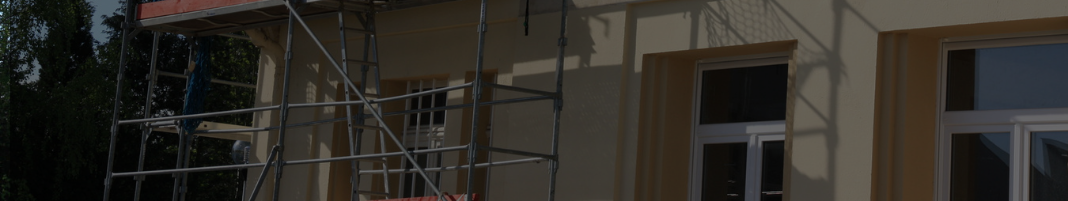 Bandeau ravalement ITE bandeau illustrant le ravalement de façade et l'ITE